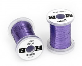 Flat Tinsel, 0.4 mm, Light Violet
